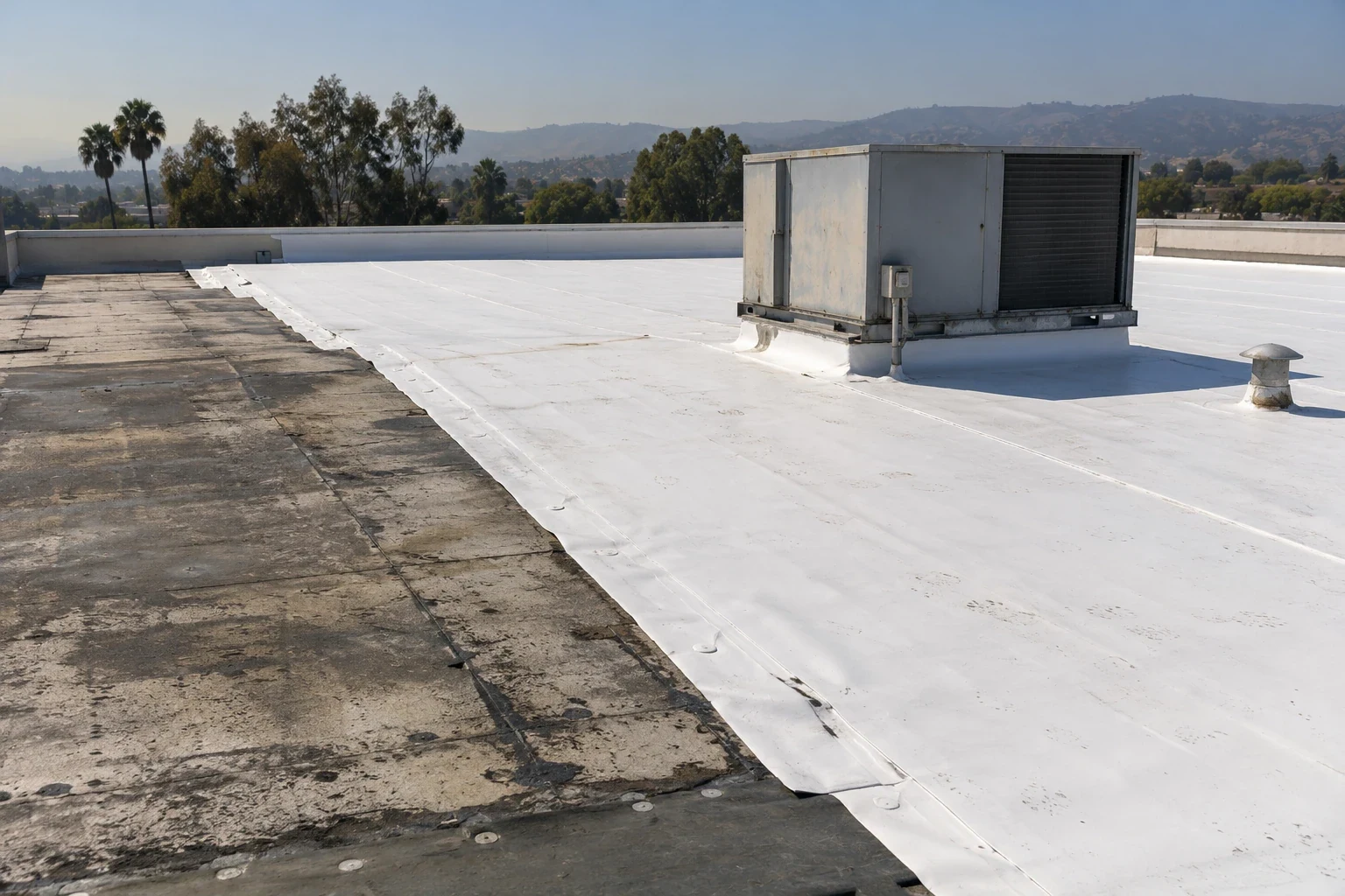 Commercial Roof Recover and Overlay in Escondido, CA
